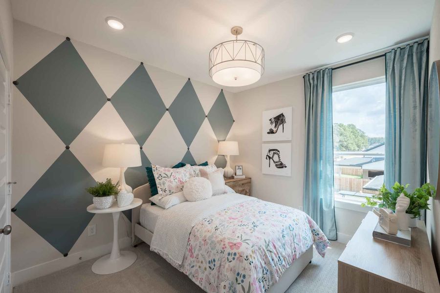 Furnished interior view inside a new home in Oakhill Reserve, Tomball (Image 17).