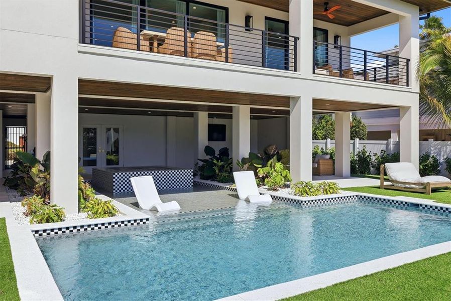 Exterior details and patio area of a home in , Anna Maria (Image 37).