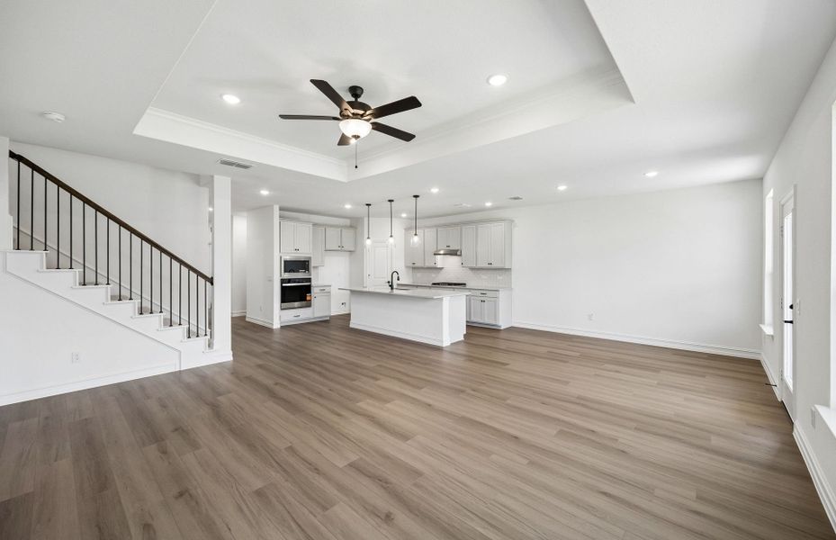 Spacious, unfurnished interior of a new home in Treeline, Justin (Image 13). Spacious, unfurnished interior of a new home in Treeline, Justin (Image 13).