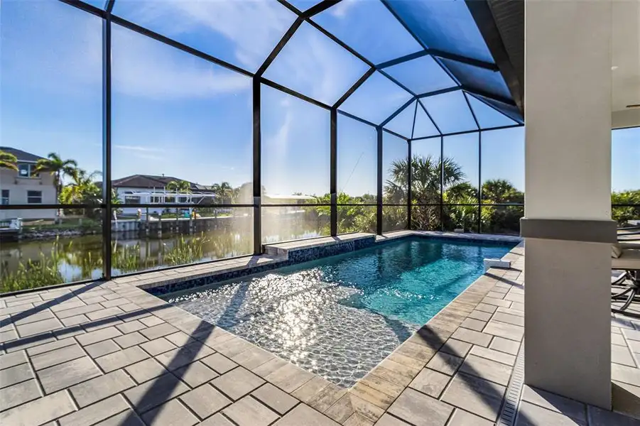 Exterior details and patio area of a home in , Port Charlotte (Image 3). Exterior details and patio area of a home in , Port Charlotte (Image 3).