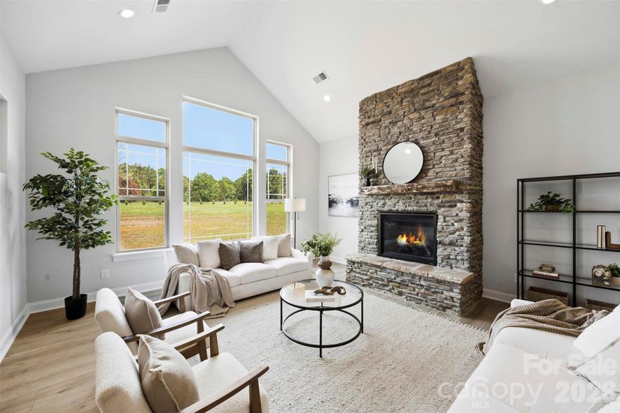 Furnished interior view inside a new home in , Lancaster (Image 27).
