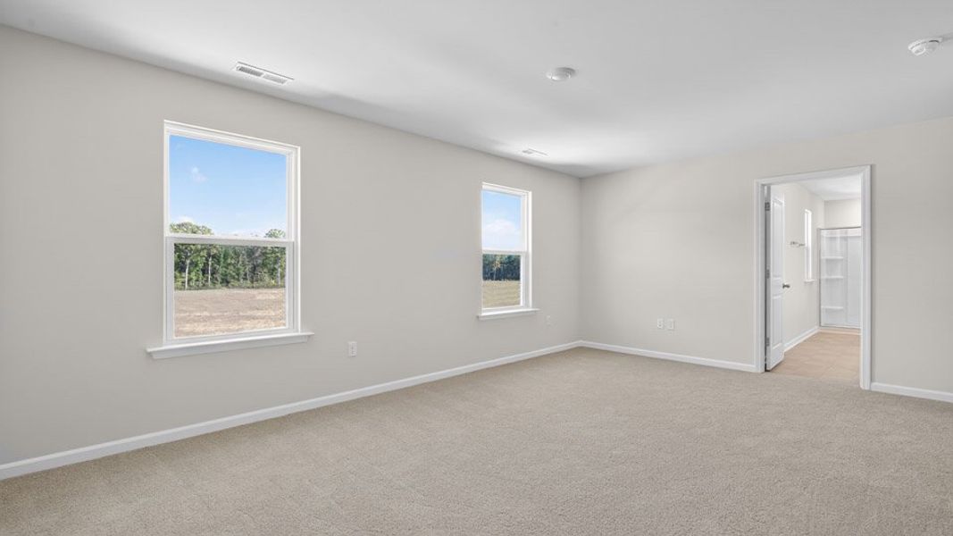 Spacious, unfurnished interior of a new home in Swift Creek Farm, Clayton (Image 22). Spacious, unfurnished interior of a new home in Swift Creek Farm, Clayton (Image 22).