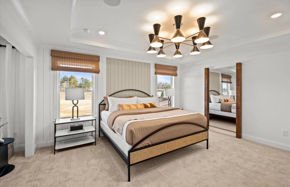 Furnished interior view inside a new home in Cannon Run, Concord (Image 10).