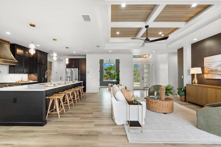 Furnished interior view inside a new home in , Port Charlotte (Image 62).