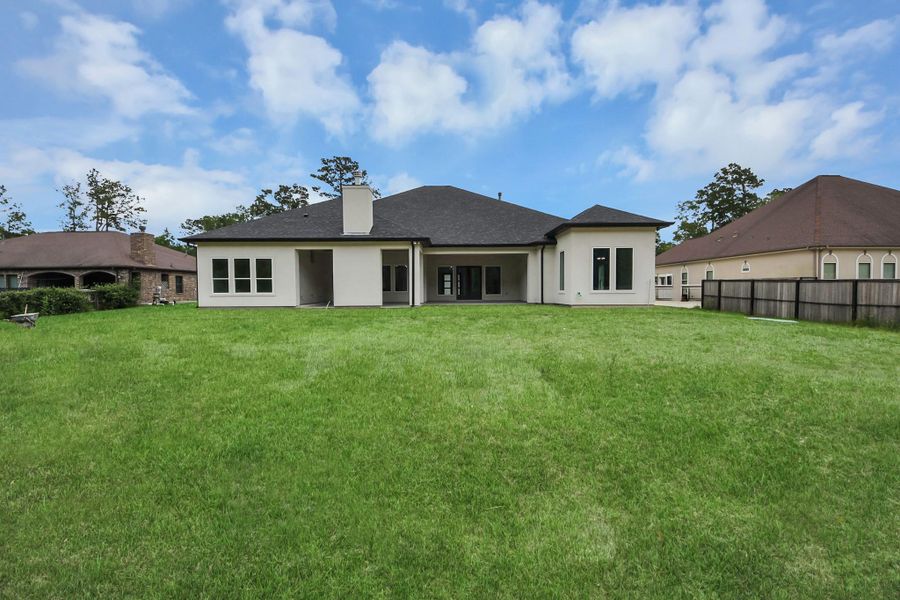 Exterior details and patio area of a home in , Porter (Image 4).