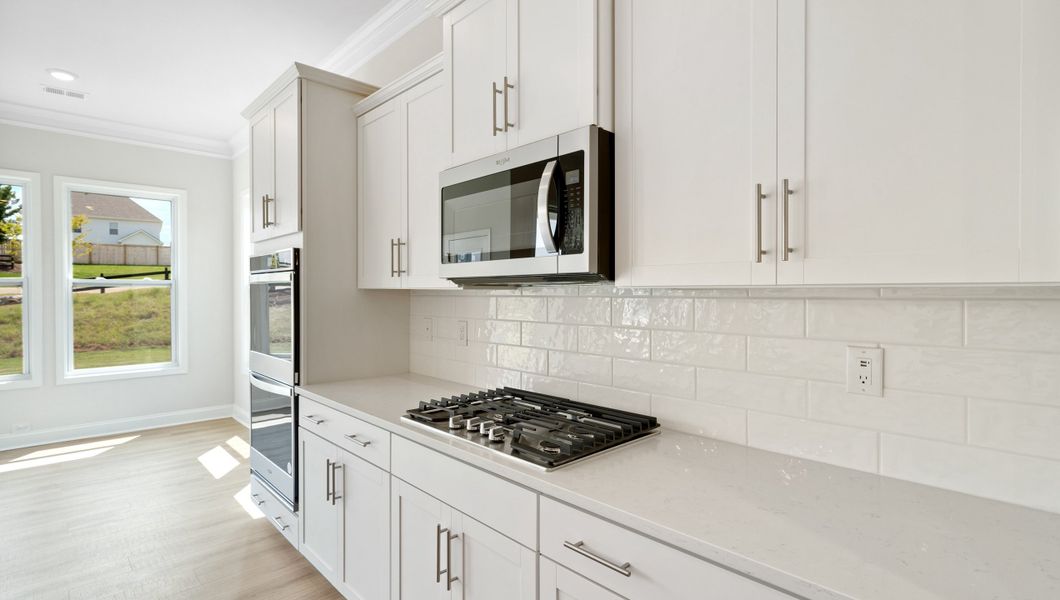 Furnished interior view inside a new home in Sunset Summits, Spartanburg (Image 11). Furnished interior view inside a new home in Sunset Summits, Spartanburg (Image 11).