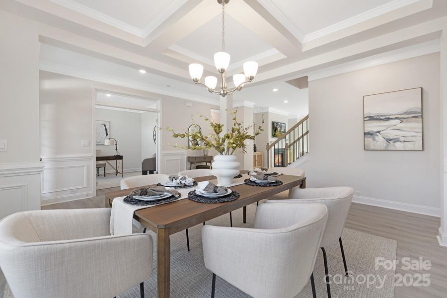 Furnished interior view inside a new home in Sylvan Creek, Denver (Image 32).