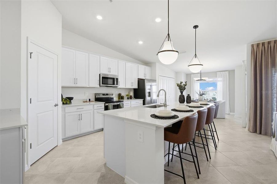 Furnished interior view inside a new home in Calusa Country Club, Lakewood Ranch (Image 15).