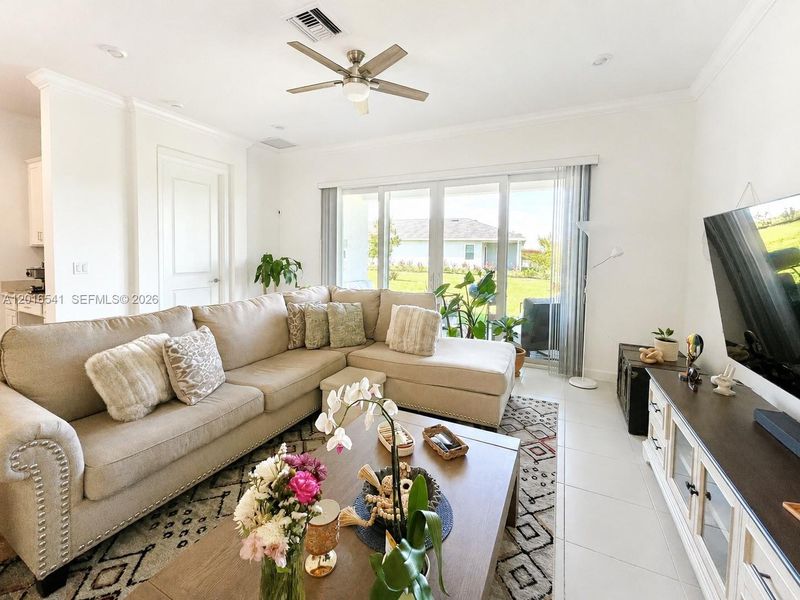 Furnished interior view inside a new home in , Port St. Lucie (Image 19).