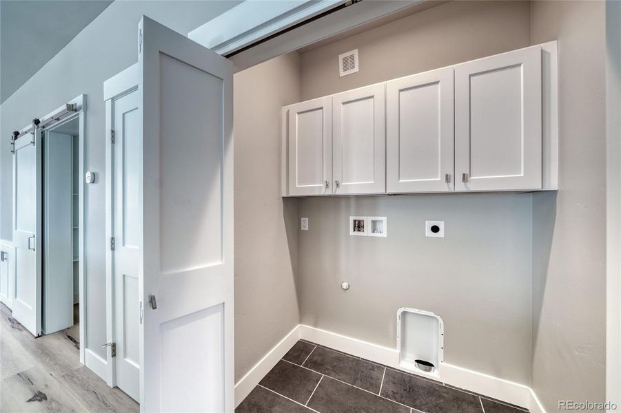 Laundry off the kitchen