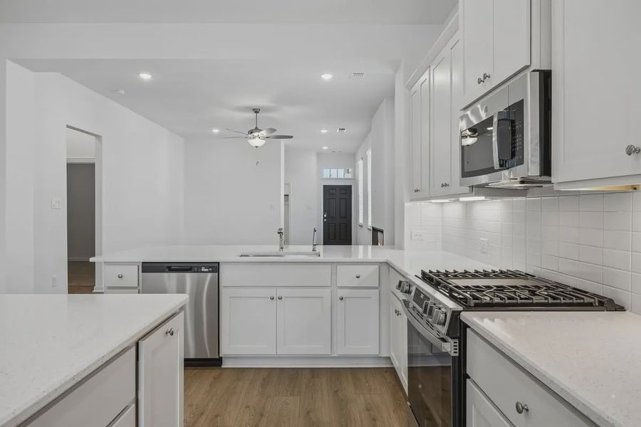Furnished interior view inside a new home in Bel Air Village, Sherman (Image 9).