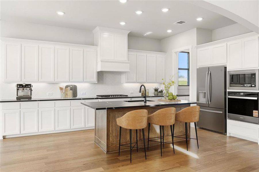 Furnished interior view inside a new home in Chatham Reserve, Providence Village (Image 16).