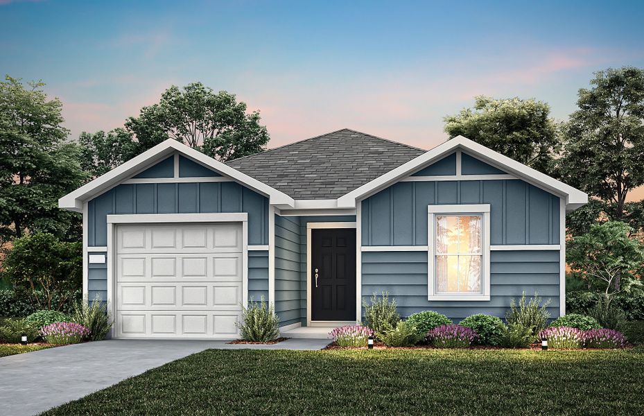 Representative exterior photo of a completed home built from the Durant by Centex in Ashford Crossing, Princeton, TX (Image 8).