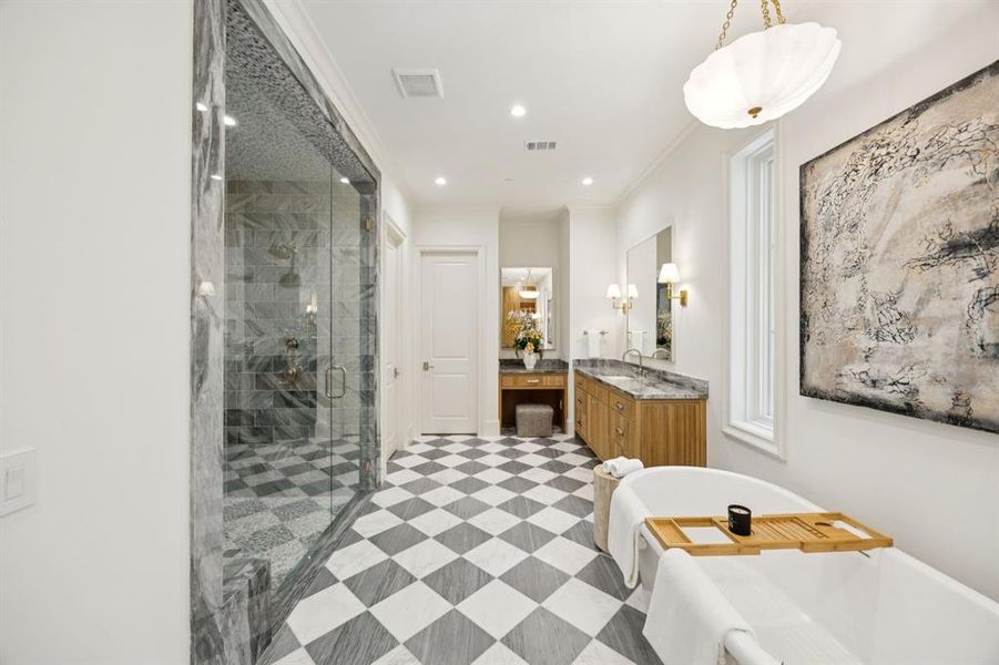 Furnished interior view inside a new home in , University Park (Image 31). Furnished interior view inside a new home in , University Park (Image 31).