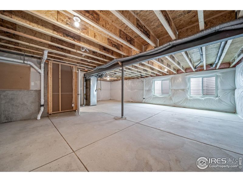 In-progress construction of a new home in Thompson River Ranch, Johnstown, CO (Image 47).