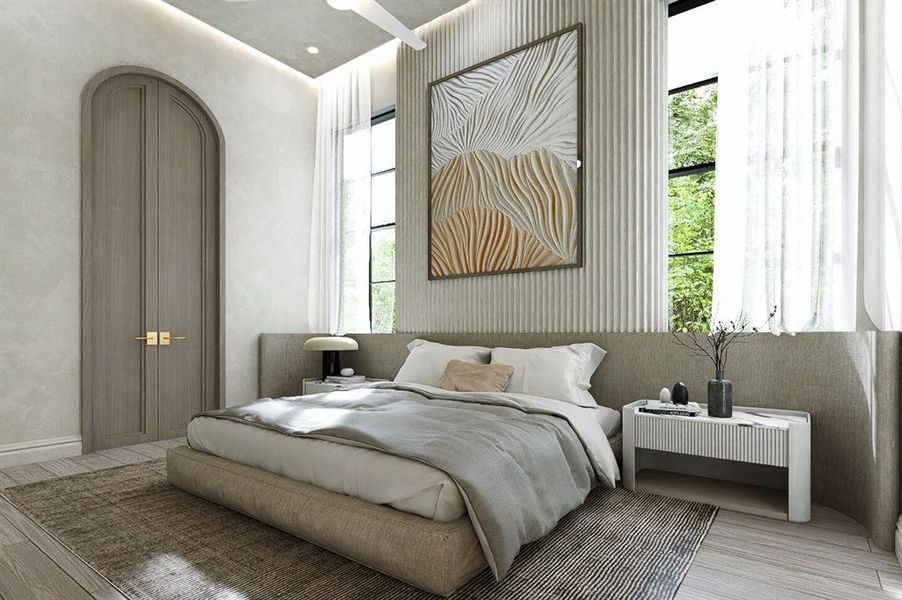 Furnished interior view inside a new home in , Dallas (Image 15).