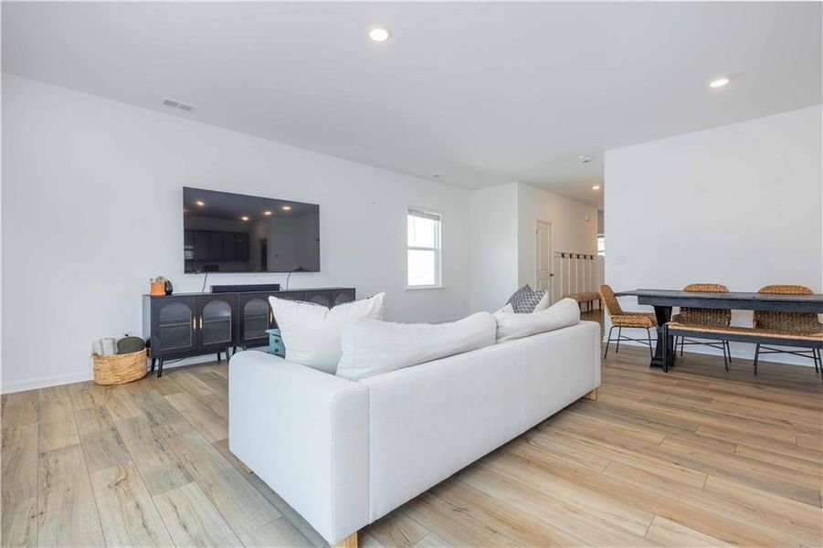 Furnished interior view inside a new home in Creekside at Farmers Crossing, Ball Ground (Image 7).