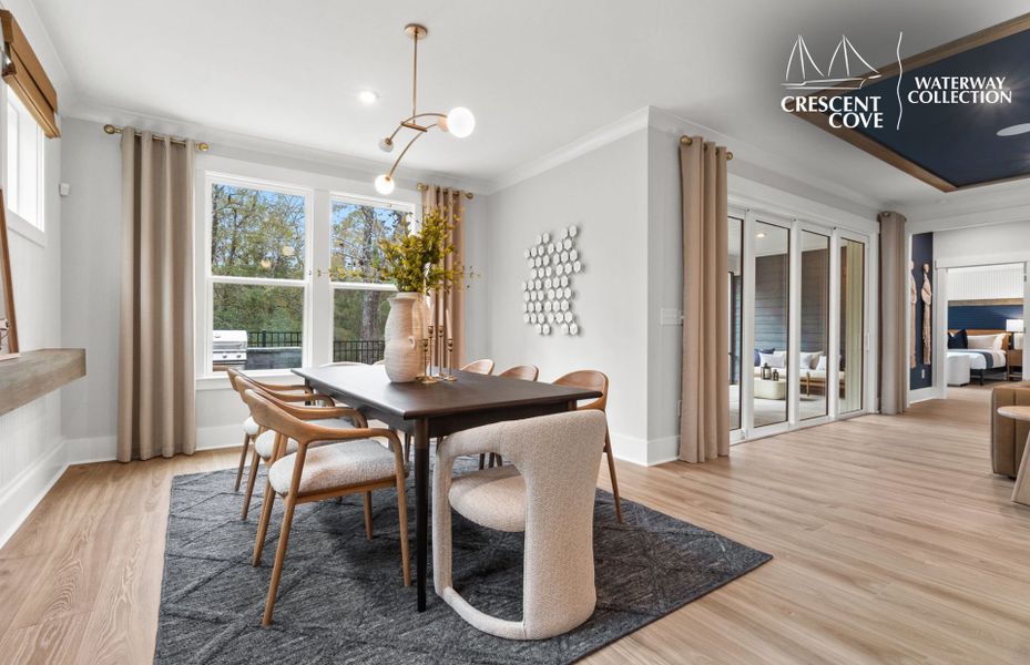 Representative furnished interior of a home built from the Stellar - Waterway Collection by Pulte Homes in Crescent Cove, Myrtle Beach (Image 29).