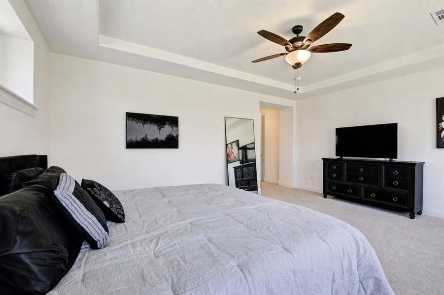 Furnished interior view inside a new home in Pecan Square, Northlake (Image 15).