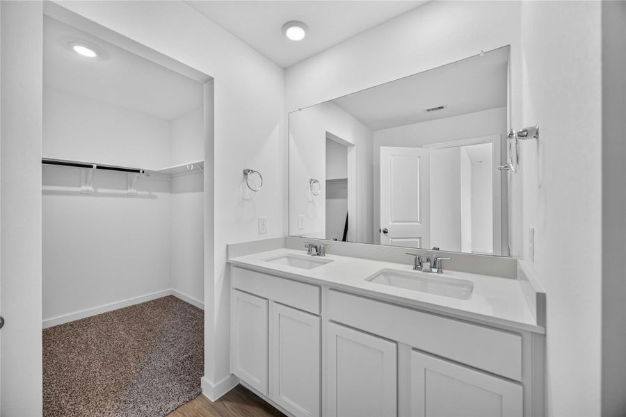 Furnished interior view inside a new home in City Gate, Houston (Image 12).