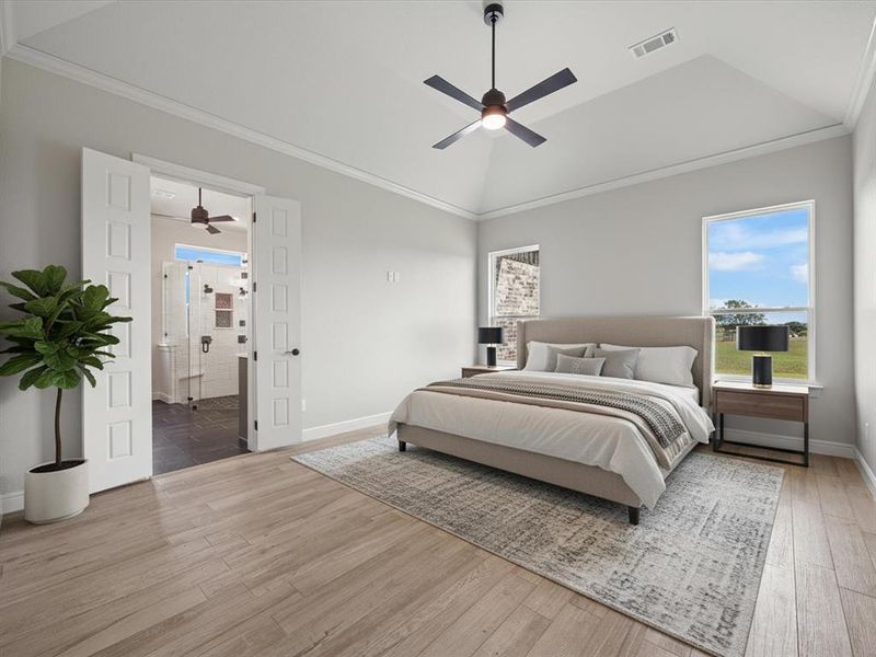 Furnished interior view inside a new home in , Decatur (Image 14).