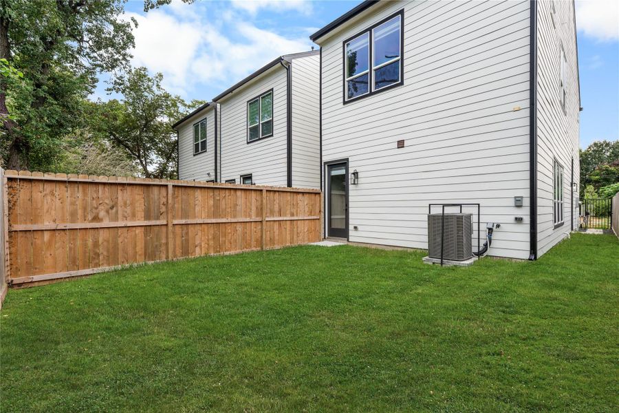 Exterior details and patio area of a home in , Houston (Image 3). Exterior details and patio area of a home in , Houston (Image 3).