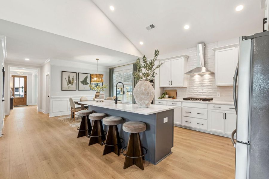Furnished interior view inside a new home in Sweetgrass Station, Summerville (Image 12). Furnished interior view inside a new home in Sweetgrass Station, Summerville (Image 12).