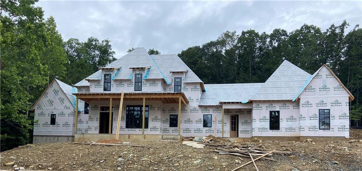 In-progress construction of a new home in , Acworth, GA (Image 22).