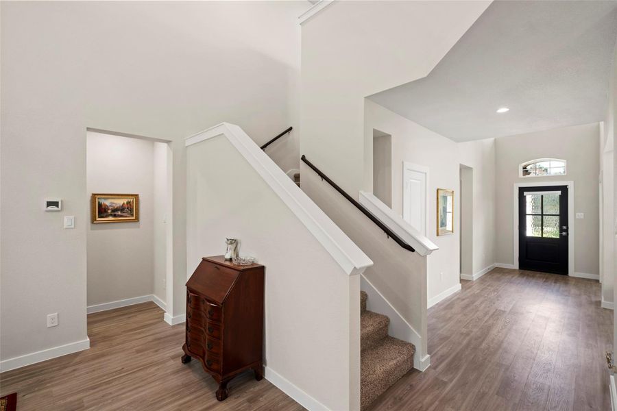 Furnished interior view inside a new home in Oakwood Ranch, Willis (Image 22). Furnished interior view inside a new home in Oakwood Ranch, Willis (Image 22).