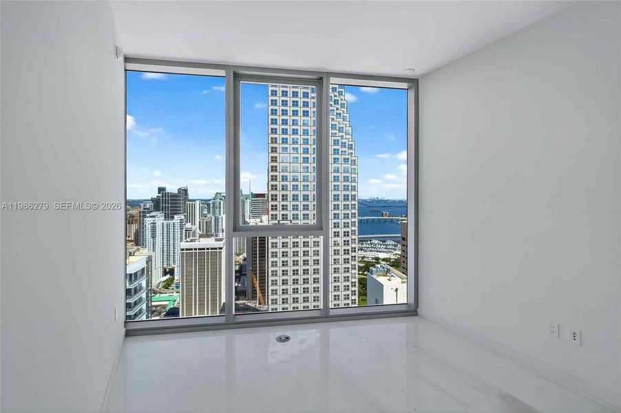 Spacious, unfurnished interior of a new home in Aston Martin Residences, Miami (Image 22). Spacious, unfurnished interior of a new home in Aston Martin Residences, Miami (Image 22).