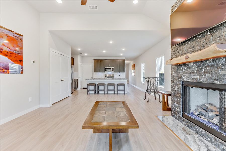 Furnished interior view inside a new home in , Willis (Image 38).