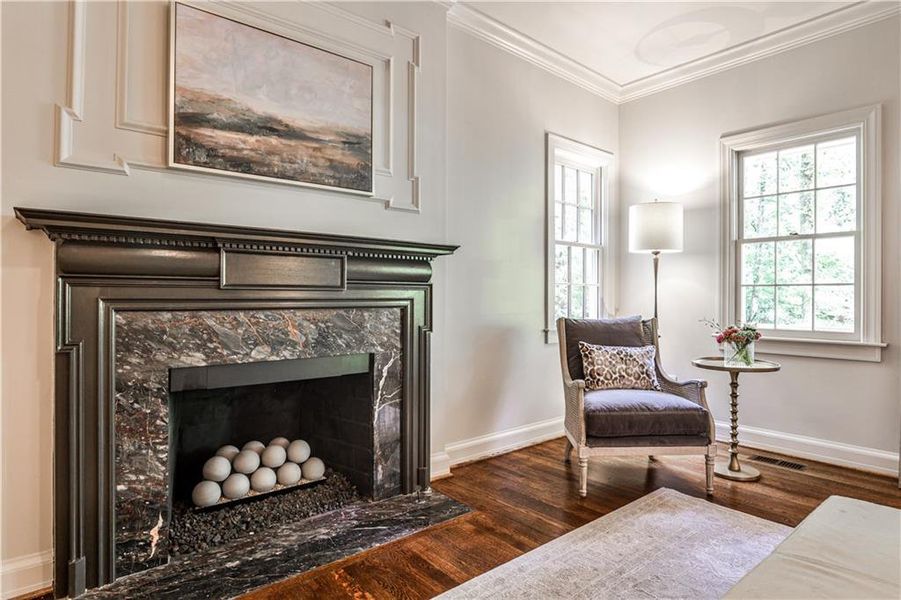 Furnished interior view inside a new home in , Atlanta (Image 40).