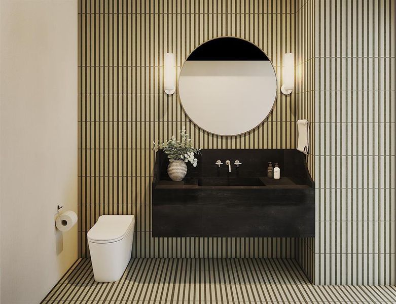 Furnished interior view inside a new home in , Dallas (Image 4).