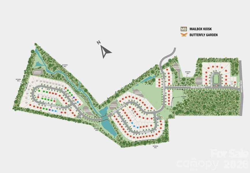 River Falls Site Map
