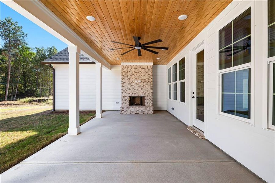Exterior details and patio area of a home in , Fayetteville (Image 4).