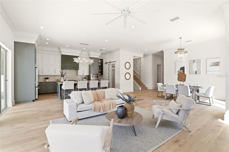 Furnished interior view inside a new home in , Orlando (Image 30). Furnished interior view inside a new home in , Orlando (Image 30).