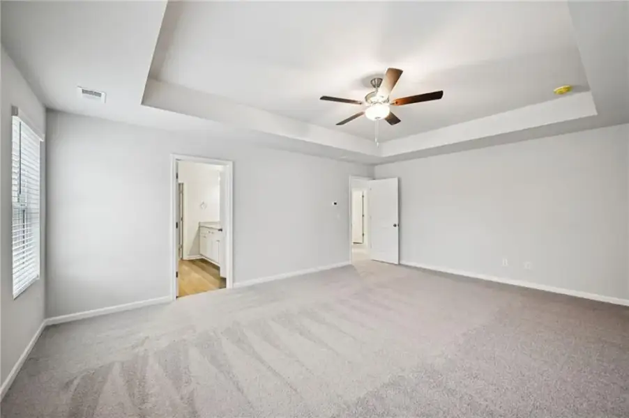 Spacious, unfurnished interior of a new home in The Hills at Cedar Creek, Winder (Image 38).