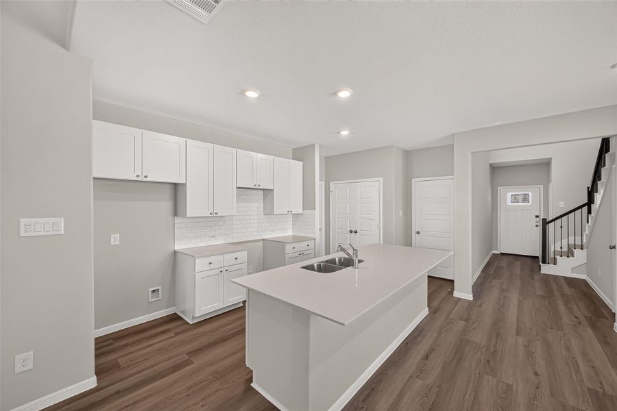 Furnished interior view inside a new home in Bammel Oaks, Houston (Image 7).