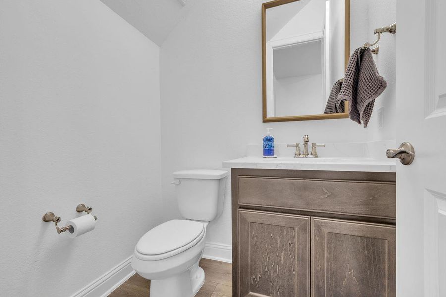 Furnished interior view inside a new home in The Highlands - 65', Porter (Image 28). Furnished interior view inside a new home in The Highlands - 65', Porter (Image 28).