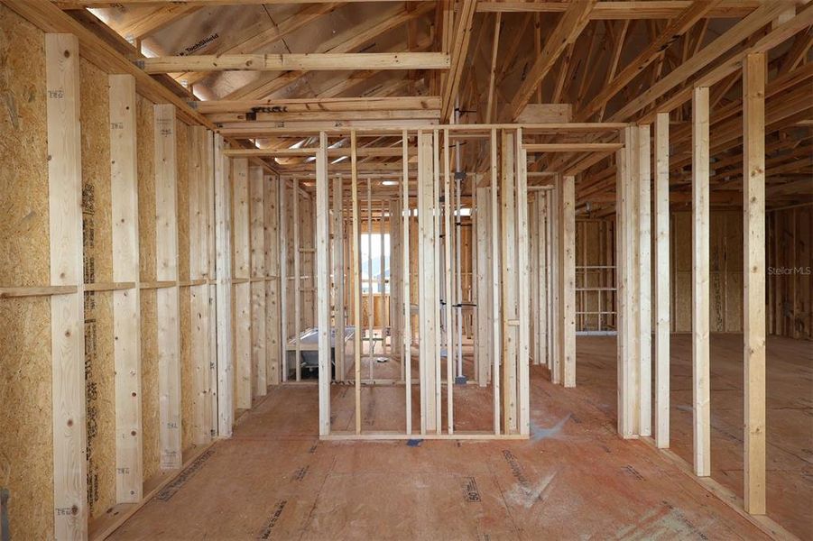 In-progress construction of a new home in Solace at Corner Lake, Orlando, FL (Image 10).