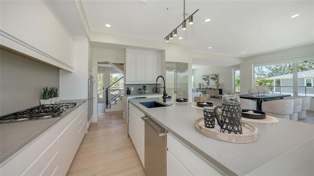 Furnished interior view inside a new home in , Sarasota (Image 63).