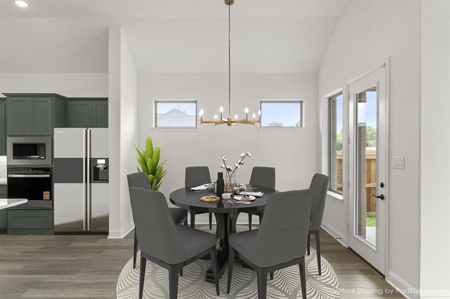 801 Stoney Bridge Way_Dining Virtually Staged