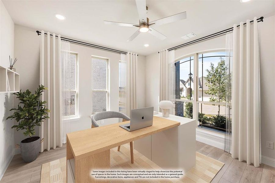 Furnished interior view inside a new home in Sunset Ridge, Alvarado (Image 14).