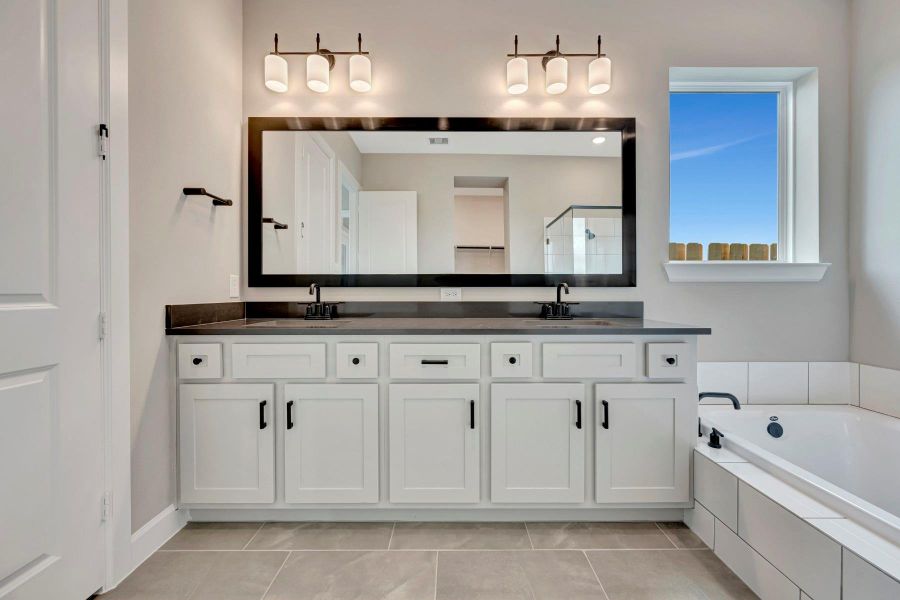 Furnished interior view inside a new home in COLTON 45' Homesites, Todd Mission (Image 14).