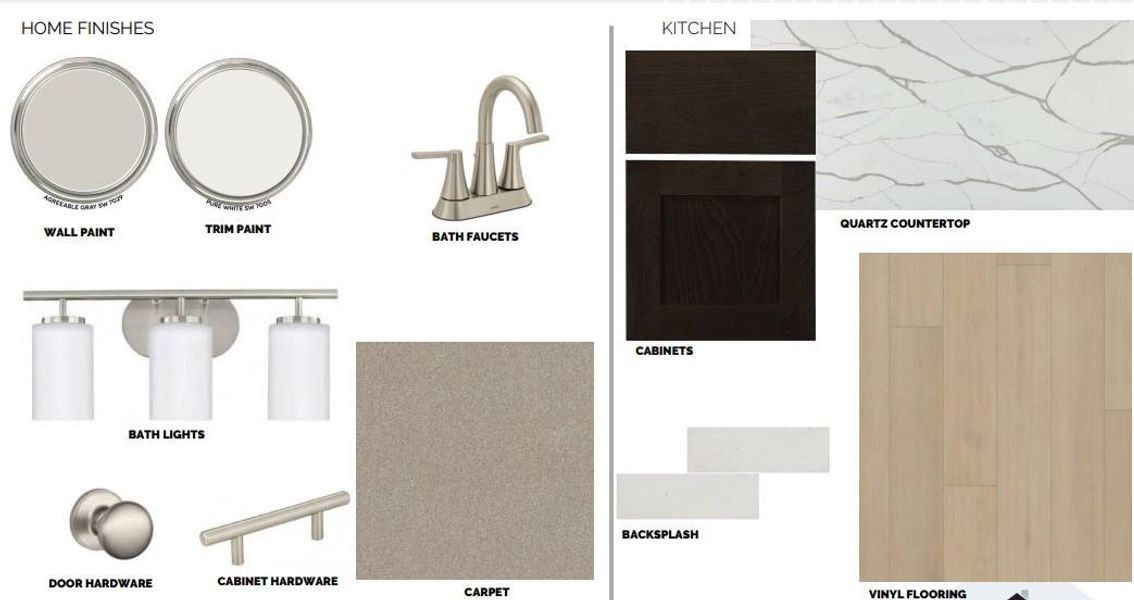 Sample of building materials used in homes in Edgewood, Leander (Image 4).