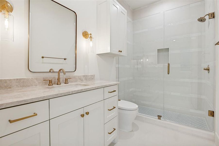 Furnished interior view inside a new home in The Residences, Irving (Image 8).