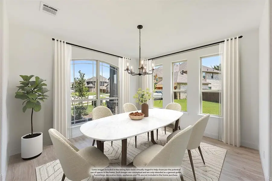 Furnished interior view inside a new home in Trees Farm, DeSoto (Image 7). Furnished interior view inside a new home in Trees Farm, DeSoto (Image 7).