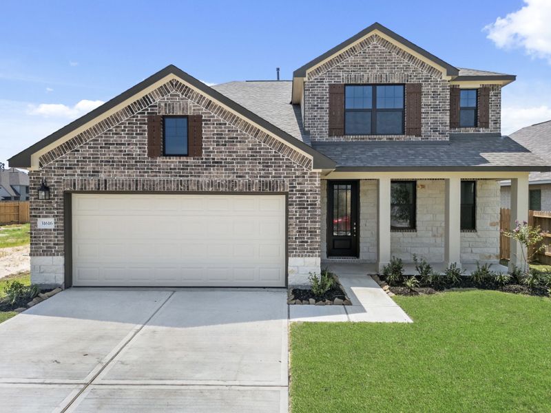 Welcome home to 31616 Madrone Berry Court located in the Meadows at Imperial Oaks and zoned to Conroe ISD.