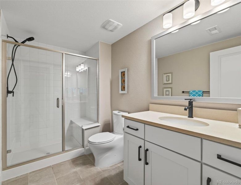 Furnished interior view inside a new home in Montaine, Castle Rock (Image 22).