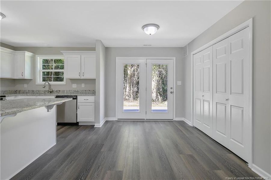 View of patio from kitchen View of patio from kitchen